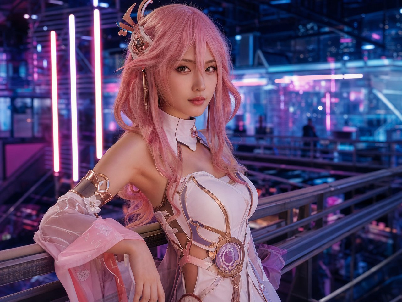 色虎 cosplay 视频